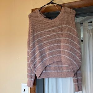 Oversized cropped sweater